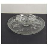 Vintage Anchor Hocking Glass Dual Purpose Chip