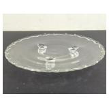 Vintage Fostoria UV 365 NM Reactive Glass Footed