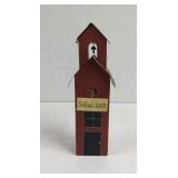 Decorative Wood School Daze Decor with Metal Roof