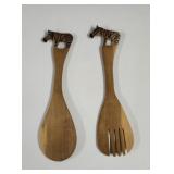 Zebra  wood spoons handcarved