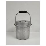 Vintage Coal Miners Lunch pail 4 pieces wood