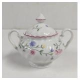 Vintage Johnson Bro's summer Chintz Floral Sugar