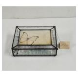 J. Devlin Glass Art Stained Glass Iridescent box