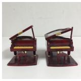 Vintage Paino Musical Jewelry boxes Both