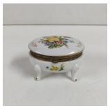 Vintage Napcoware Floral Trinket Box