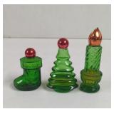 Vintage Avon Christmas  perfume Bottles