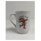 Vintage Japan circus coffee mug