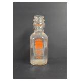 Vintage Meadow Gold Cream Top Milk bottle quart