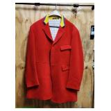 Vintage Scarlett Fox Hunting coat Heavy Wool