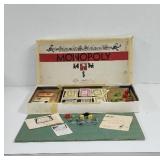 Vintage Monopoly Game, game pieces are all
