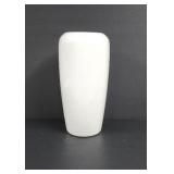 Tall white vase