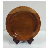 2013 hand Crafted Cherry Wood Shallow Bowl