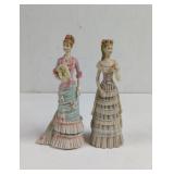 Vintage Victorian Girl Figurines polyresin