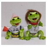 Gemmy Industries Rock and Rap it Frogs works