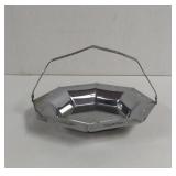 Vintage Continental Chrome 8 Sided Serving Basket