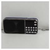 PRUNUS J-189 portable radio in blue in original