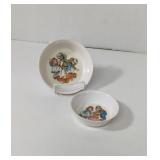 1968 Raggedy Ann and Andy Bobb Merrill Co bowls