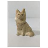 Vintage ChalkWare Dog Figurine Has Chips As