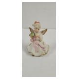 Vintage Lefton September Birthday Angel porcelain