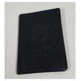 Brookstone Leather passport wallet