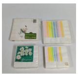 Vintage Assorted Napkins Unopened
