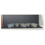 Fruit Design glass dessert cups