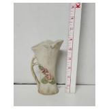 Vintage white Porcelain bud vase pitcher