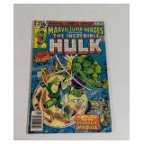 1978 Marvel Comics The Incredible Hulk Comic book
