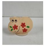 Vintage Coty Hippo Pomander figurine