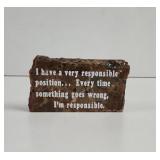 Marble slab desk decor