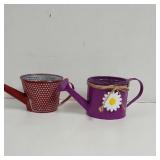 Decorative mini watering cans