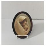 Vintage Mother And Child Metal frame print