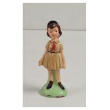 1950's Enesco Girl Scout Figurine ceramic
