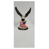 American Spirit bald eagle clutching American
