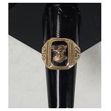 10K gold 1957 class ring