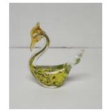Handblown glass roadrunner sculptureVenetian J