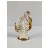 Vintage Ceramic Gold Accents Dancing Lady