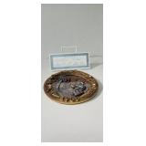 Michael Ricker pewter 1986 Christmas plate
