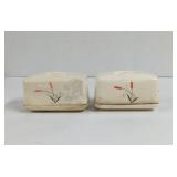 Vintage Universal Potteries Cambridge Cattails
