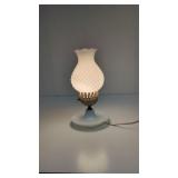 Vintage Milk Glass Hobnail Lamp Works
