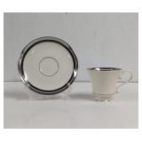 Vintage Pickard Hand Decorated Diplomat Black and