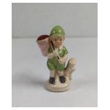 Vintage Little Boy Pun Cushion Figurine ceramic