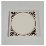 Cory Corporation Square ceramic trivit