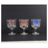 1970's Budweiser Michelob and Pabst stemmed