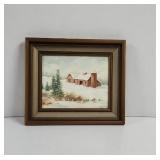 1979 Oil Painting ' Minnesota Batn' by Marj
