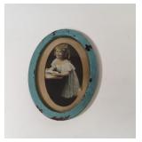 Early 1900's Metal frame print