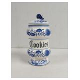 Vintage Arnart Creation Japan Blue Onion Cookie