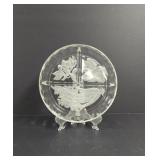 Vintage Indiana Glass divided relish dish