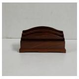 Desk mail organizer wood