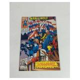 1992 Marvel Comics Man and Wolf Captain America